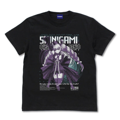 超探偵事件簿 レインコード 死に神ちゃん Tシャツ BLACK XL 【01/24頃入荷】