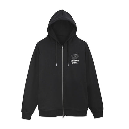 この素晴らしい世界に祝福を！ ちょむすけ ジップパーカー Ver.4.0 BLACK XXL 【12/24頃入荷】
