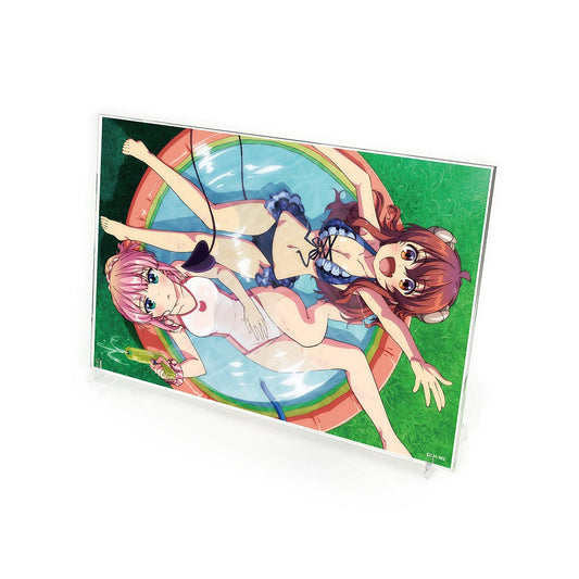 まちカドまぞく 2丁目 水着の優子＆桃 アクリルアートスタンド 【01/24頃入荷】