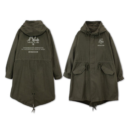 EVANGELION WILLE＆AAA Wunder M-51ジャケット BLACK M 【01/24頃入荷】