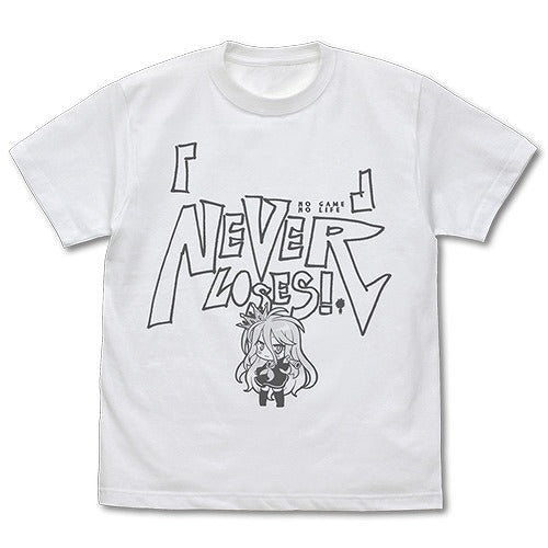 ノーゲーム・ノーライフ 「白」の『　　』（くうはく）に敗北はない Tシャツ WHITE XL 【01/24頃入荷】