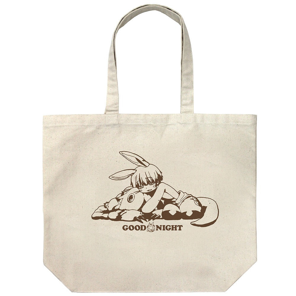 メイドインアビス 烈日の黄金郷 描き下ろし ナナチ スヤスヤ ラージトート NATURAL  【04/04頃入荷】