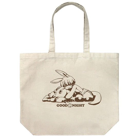 メイドインアビス 烈日の黄金郷 描き下ろし ナナチ スヤスヤ ラージトート NATURAL  【04/04頃入荷】