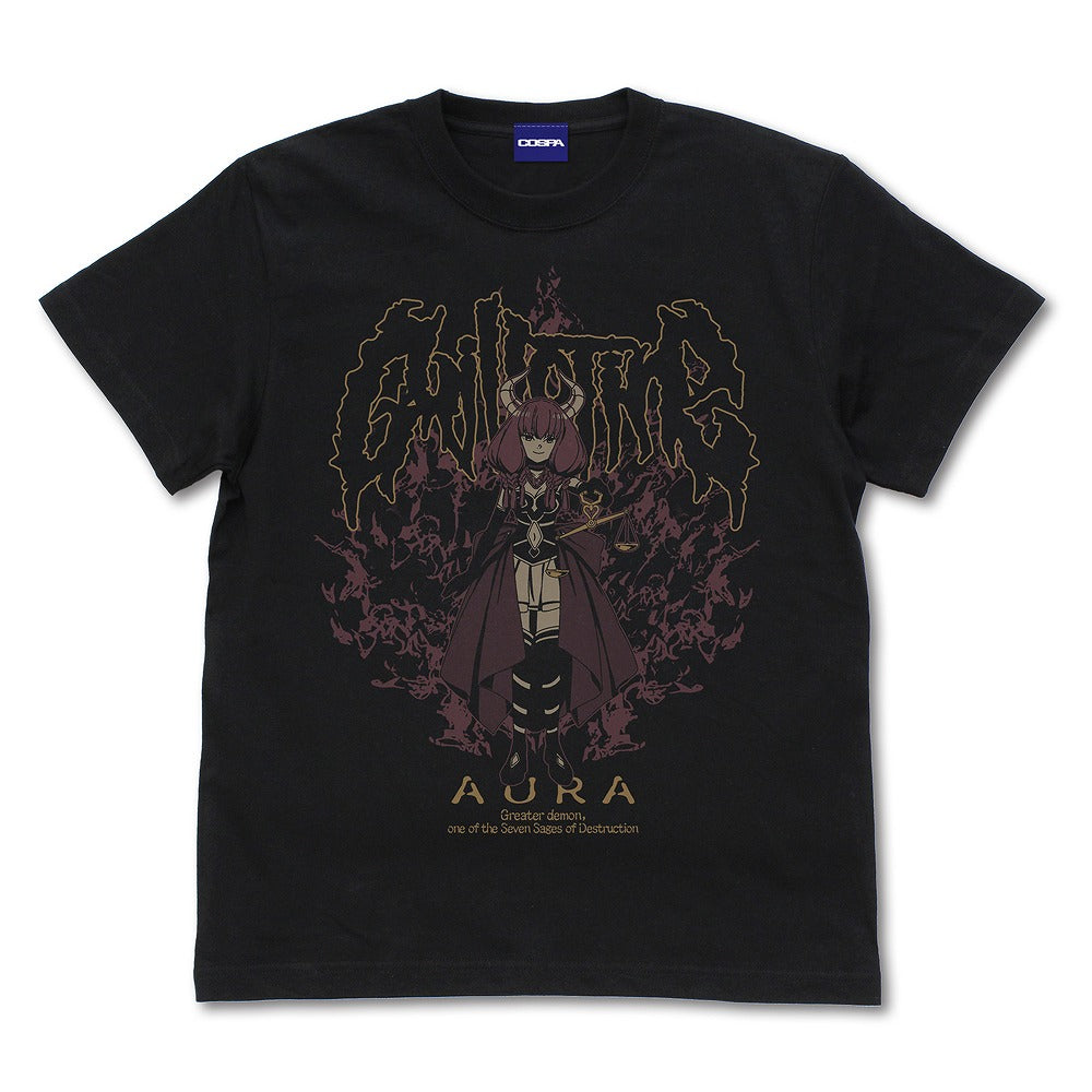 葬送のフリーレン アウラ Tシャツ BLACK XL 【02/04頃入荷】