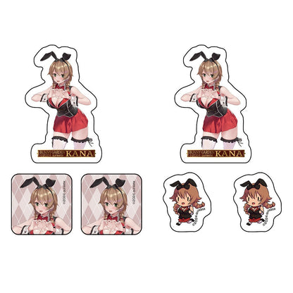 バニーガーデン 花奈 ミニステッカーセット 【02/16頃入荷】