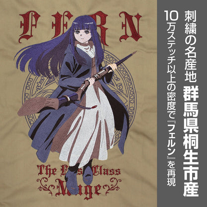 葬送のフリーレン フェルン 刺繍ワークシャツ GRAY M 【02/04頃入荷】