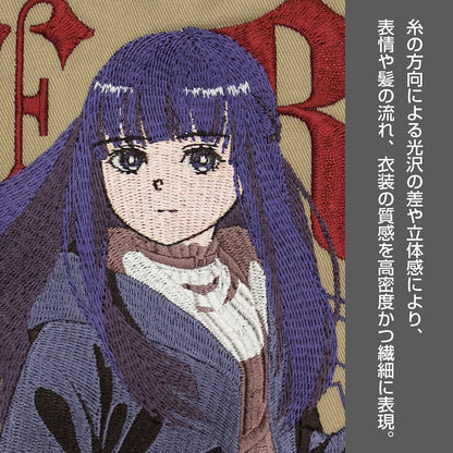 葬送のフリーレン フェルン 刺繍ワークシャツ GRAY M 【02/04頃入荷】