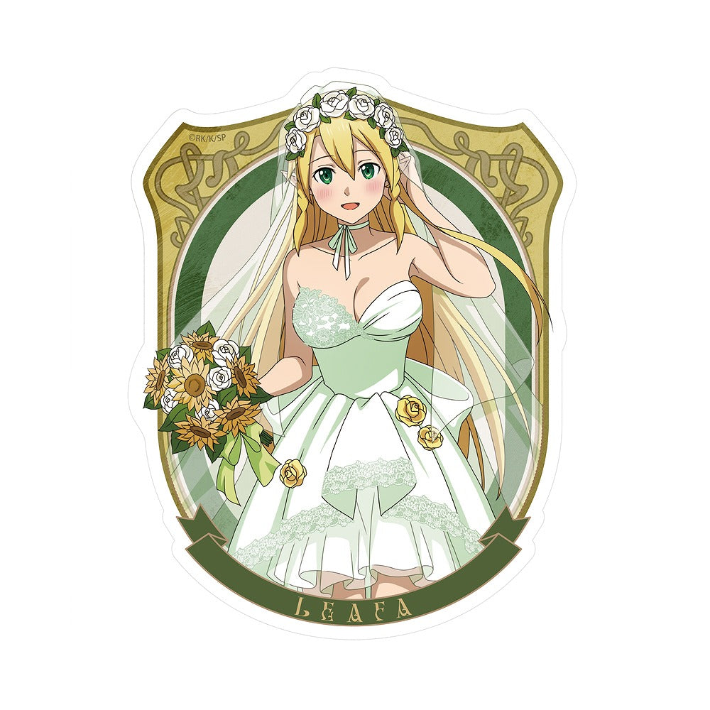 ソードアート・オンライン 描き下ろし リーファ 屋外対応ステッカー ウェディングドレス.. 【03/24頃入荷】